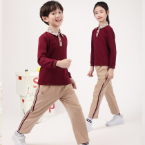 Zhuhai Xiangzhou District Elementary School Students School Uniform With Summer Clothing Short Sleeves Shorts Skirt Male And Female Child Compcompassion Movement Suit Class