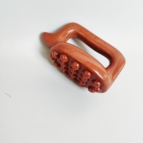 Red Bianstone Massage Turtle Handheld Beauty Salon Same Style Natural Energy Stone Rich Red