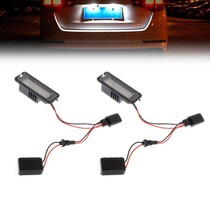 2pcs LED Number License Plate Light For VW GOLF MK4 MK5 MK6