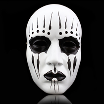 Live knot band mask cos Halloween terror SlipkNot Joey Mask white full face resin mask