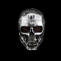 Skeleton mask COS Terminator mask film and television Halloween horror dress death knell props V-word future warrior