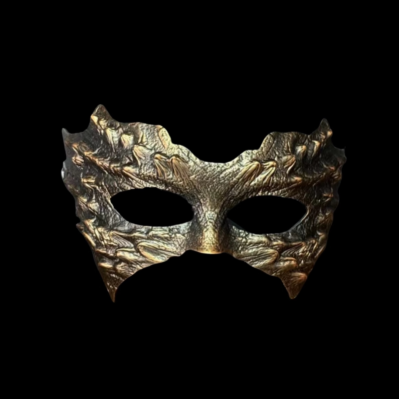 Trendy Cool Chinese Ancient Style Trembling Mask Halloween Cosplay Party Resin Craft Mask