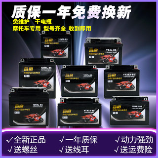 Motorcycle battery 12v maintenance free universal scooter battery