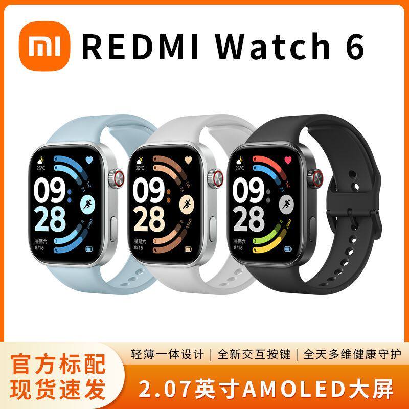 Xiaomi Mi Band Redmi Watch6 Smart Sports Watch Bluetooth Call Heart Rate and Blood Oxygen Monitoring