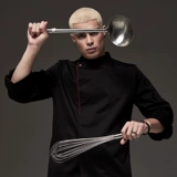 Допинг кухонная рабочая одежда шеф -повар мужчина с длинной рабочей трудовой ресторан