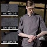 Шеф -повар с семью точками рукава обслуживание мужского и женского отеля кухонная одежда западного ресторана Шеф -повар шеф -повар