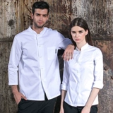 Костюм шеф -повара Весна и летний рабочая одежда дышащий мужской ресторан обратно кухня белый западный ресторан