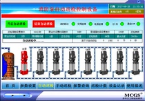 Split fire intelligent inspection controller 7 inch touch screen plus PLC 2-8 pumps with water test control device