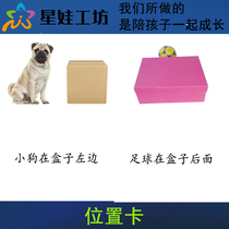 Location card Autism autistic children rehabilitation training card language development retardation learning card