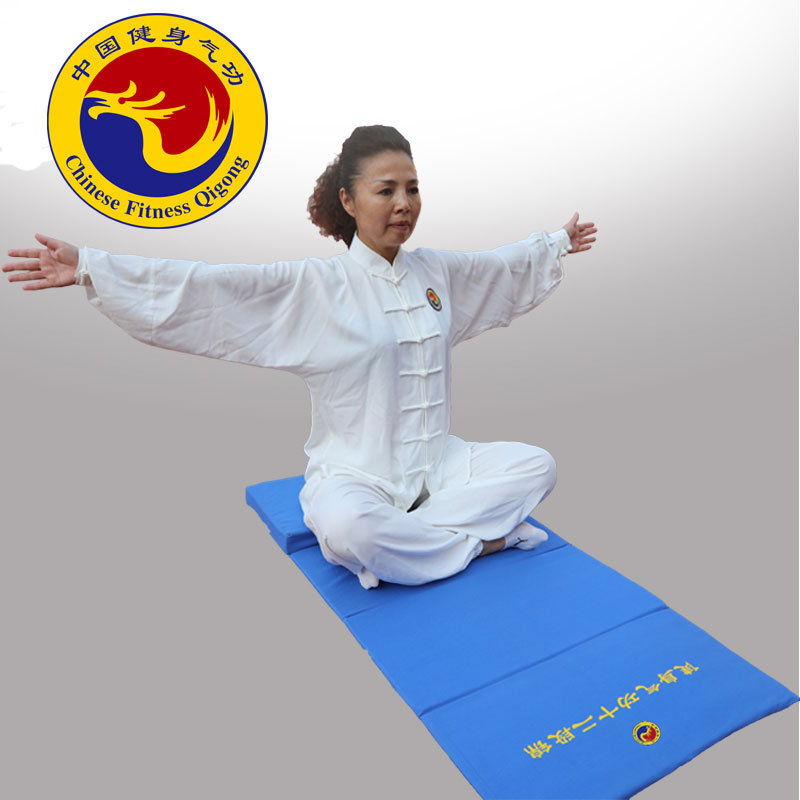 Fitness qigong twelve paragraphs Jincushion 12 Duan Kam Training mat qi gong Association utiliti cushion for sending passphrase music