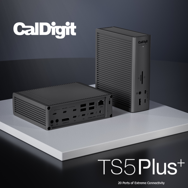 Caldigit Ts5 Plus Thunderbolt 5 Docking Station Thunderbolt5 Docking Station 20-in-1 10Gbps Network Port