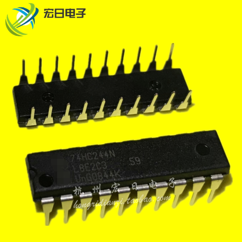 Original in-line SN74HC244N HD74HC244P Logic chip buffer driver DIP-20