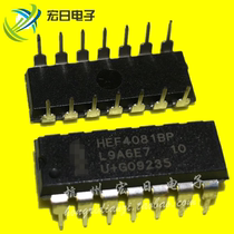 Original imported HEF4081BP CD4081BE four 2 input and door DIP14 direct plug chip