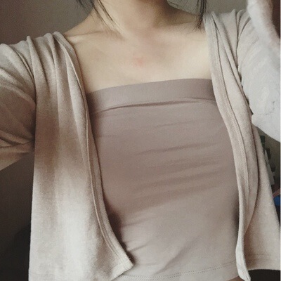 2026 Autumn New Style Evening Outing Same Style Brushed Cotton Slim Fit Short Cardigan Korean Style Shawl Top 2026 Autumn New Style Evening Outing Same Style Brushed Cotton Slim Fit Short Cardigan Korean Style Shawl Top