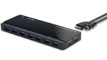 TP-Link Powered USB Hub 3 0 with 7 USB 3 0 Data (UH720)