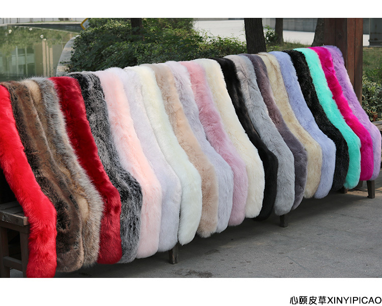 Fox Fur Shawl Scarf Versatile Faux Fur Scarf for Women Winter Faux Raccoon Fur Collar Hat Strip Long Cape