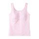 Girls' Vests for Early and High School Students in Their Developmental Period, Anti-Bump Bras for Older Girls, Puberty Girls' Underwear, Long Style, Pure Cotton