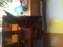 23458MM acrylic yellow tea black tea black transparent light plate led laser cutting display screen customization