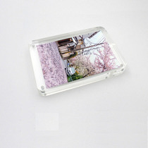 Plexiglas acrylic phase frame double-sided transparent fillet magnet Photo Frame 5 inch 6 inch 7 inch 8 inch 10 inch