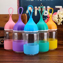 Portable water cup gift glass cup advertising cup to promote the opening event gift printing cup custom Xiaoai cup