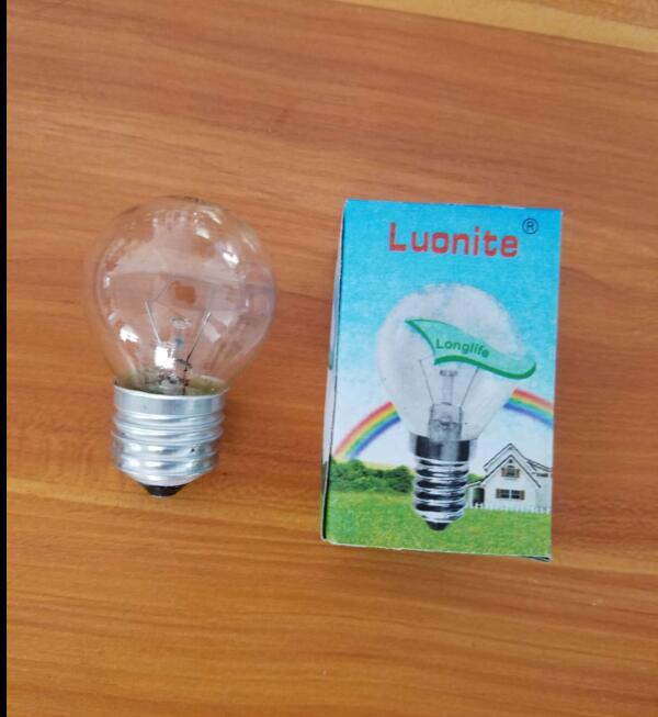 E27 threaded incandescent bulb