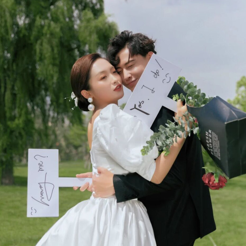 New Photo Gallery Supplies Photo Props English Alphabet Handmade Board Wedding Dress Shooting Creative Brigade Filming Outscene Handpicked