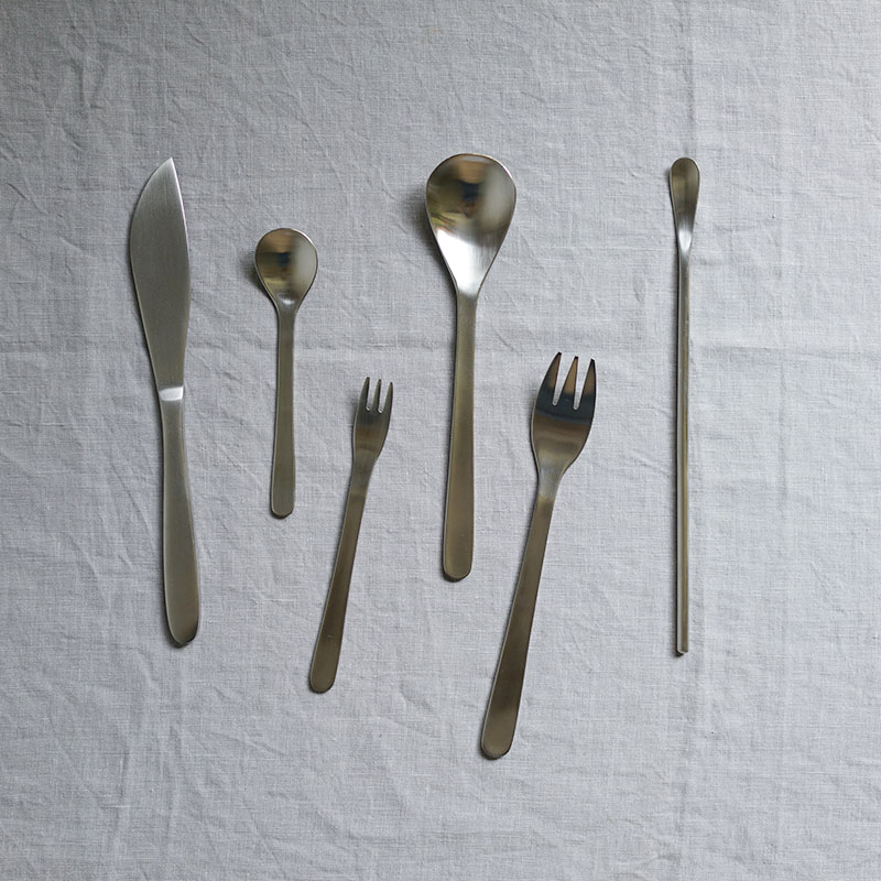 Park Room Japanese writer Same Stainless Steel Wire - drawn knife and fork Mate West Dinner and fork spoon tableware spoon