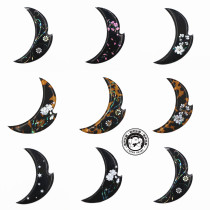 Folk acoustic guitar Sealulu thickened small crescent guitar guard shell flower guard plate decorative small orchid star