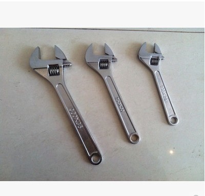 Labor All-steel adjustable wrench active wrench open wrench 4 inch 6 inch 8 inch 10 inch 12 inch
