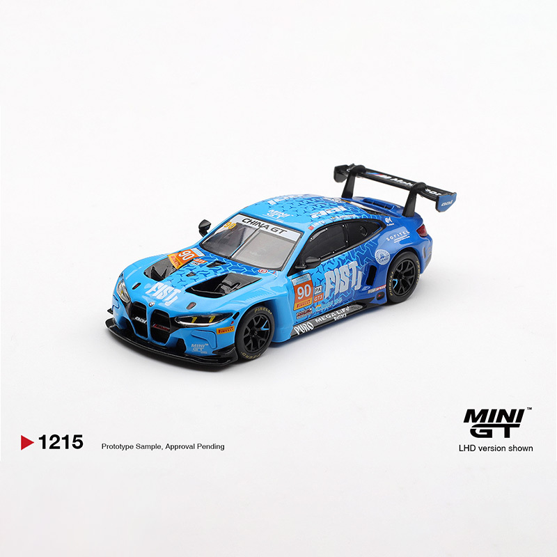 Minigt 1:64 Bmw M4 Gt3 Evo # 90 Fist Team Aai Alloy Car Model 1215