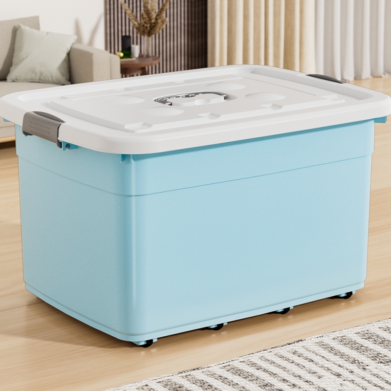Clothing Plastic Storage Box Dormitory Storage Box Household Extra-Large Capacity Thickened Clothing Storage Box Storage Small Box