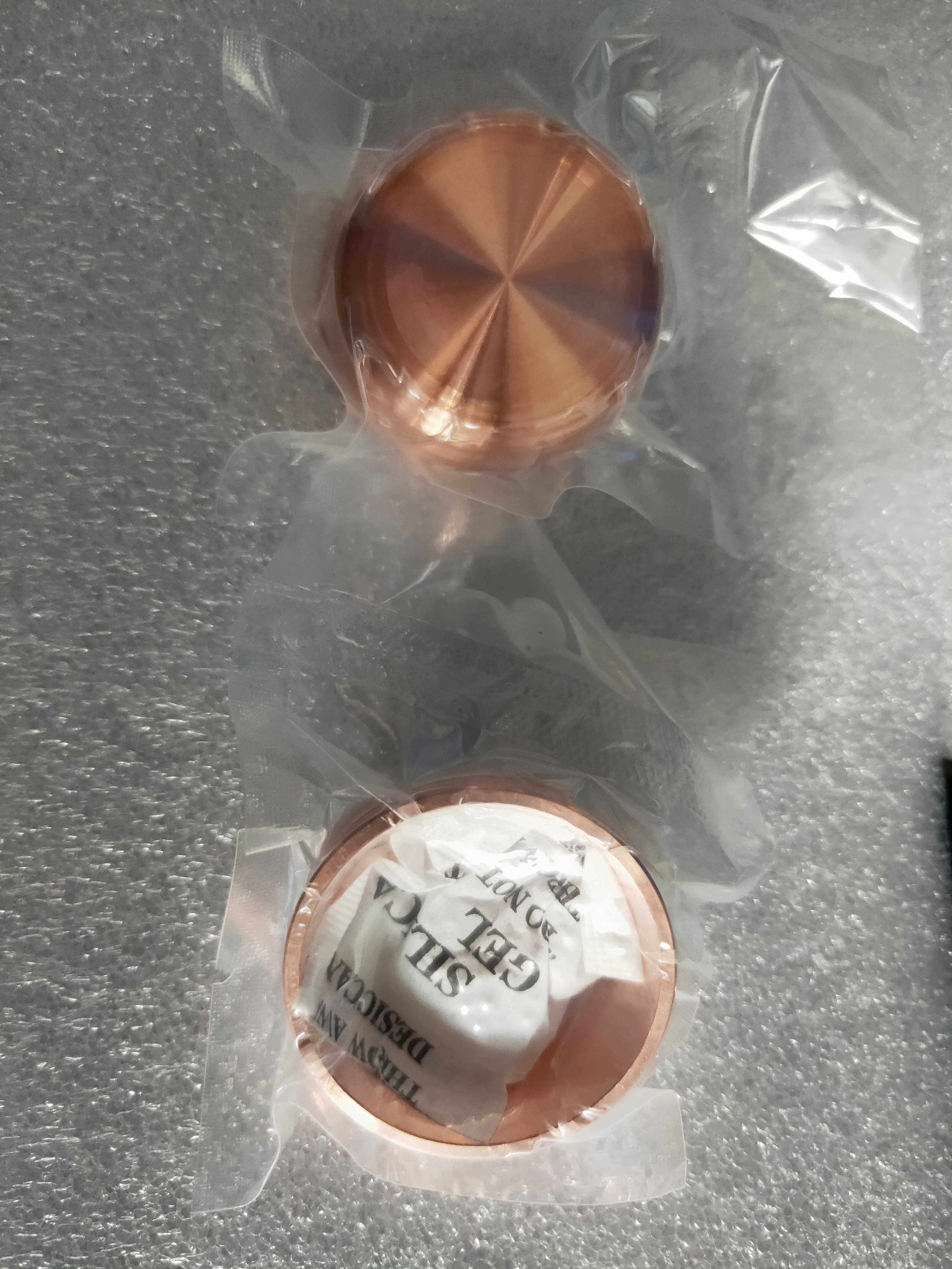 B14-0112-1 vacuum coating machine without oxygen copper crucible 40 * 17mm material C1020