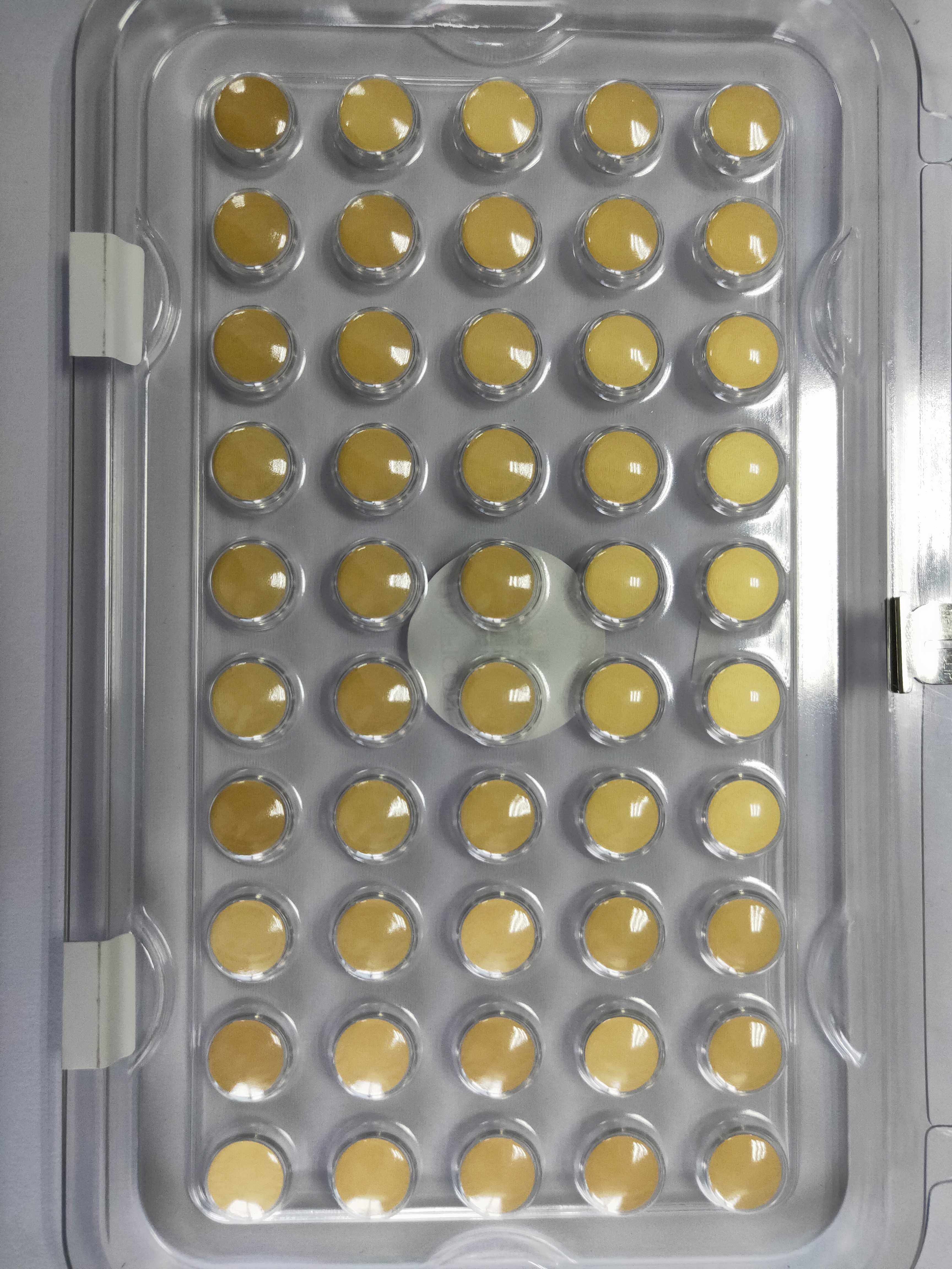 Original fit 750-1051-G50 gold plated 6MHz GOLD COATED CRAZED CRYSTAL