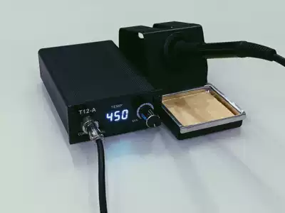 Outdoor charging mobile phone battery T12 soldering station 15000 mA portable electric soldering iron auto-hibernation adjustable thermostat