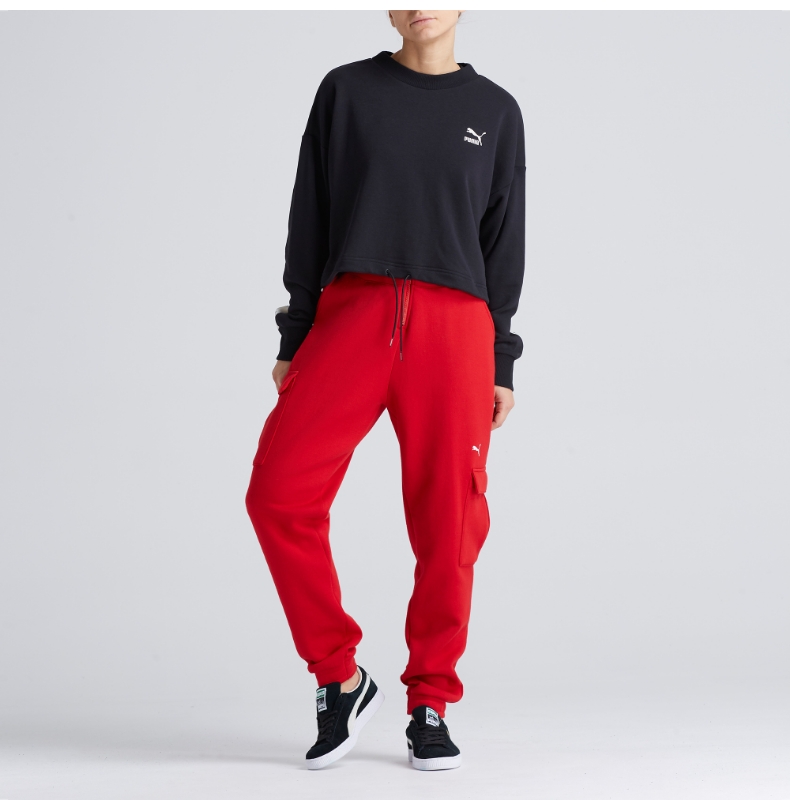 PUMA Hummer Áo cổ áo nữ chính thức nổi loạn 578338 - Thể thao lông cừu / jumper áo nỉ nam có mũ
