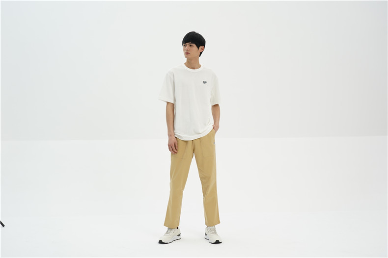 PUMA Hummer Áo thun nam cổ tròn chính thức nam ngắn tay trung tâm 579102 - Áo phông thể thao áo thể thao nam có cổ