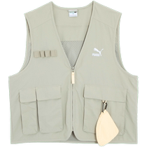 PUMA彪马 男子休闲复古工装马甲 SWXP DREAM PACK VEST 626823