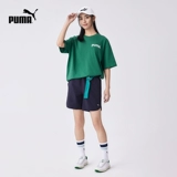 Puma, спортивная хлопковая футболка подходит для мужчин и женщин для отдыха, свободный крой