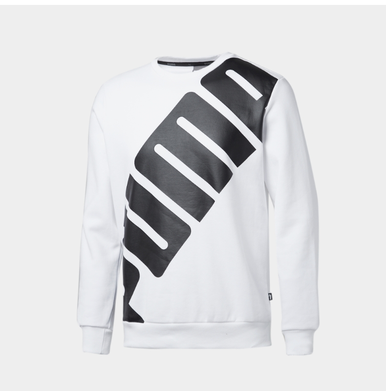 PUMA Hummer chính thức Liu Yuran với áo len cổ tròn nam Logo lớn 855069 - Thể thao lông cừu / jumper sweater nam form rộng