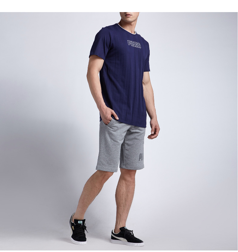 PUMA Hummer Chính thức cho nam Áo thun cổ tròn tay ngắn di sản 574997 - Áo phông thể thao áo ba lỗ thể thao nữ