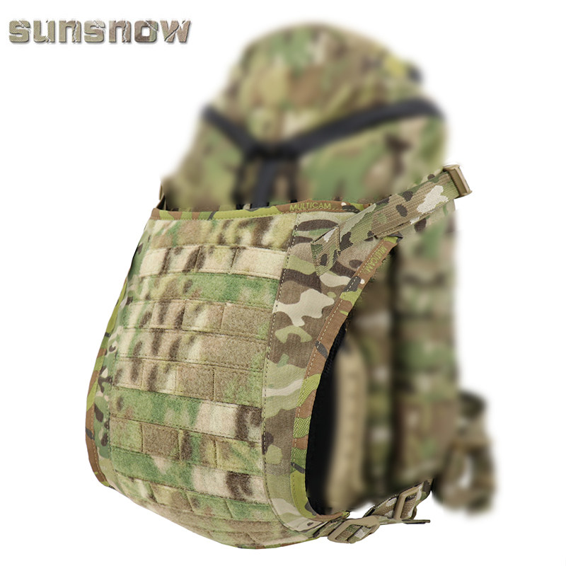 (Made of Sun snow)Tactical backpack double-sided hanging pocket Kangaroo compartment MOLLE expansion board Camouflage Jasmine hanging board
