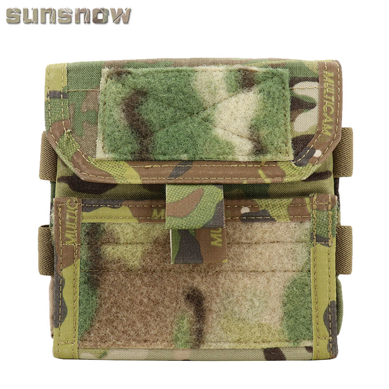 Sun Snow Multifunction Chest Map Packs Debris MOLLE SYSTEM ATTACHED Multicam Wolf Brown