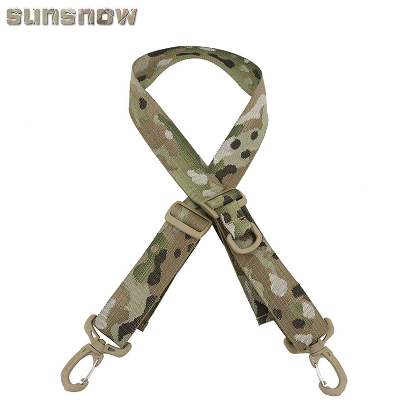 Comfort shoulder strap 1.5 inch lightweight breathable shoulder strap shoulder pad 3.8cm military fan strap single shoulder strap multi-color