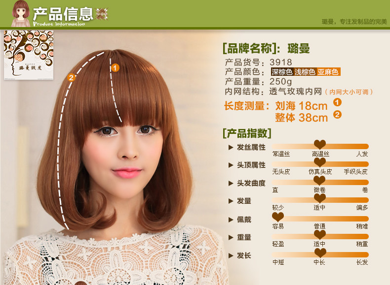 Perruque cheveux courts - Ref 2613422 Image 7