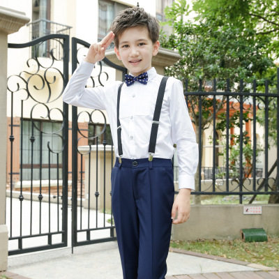 Children's Gown Boy Flowers Boy Boy Machia Piano Plays Out Wedding Suit Western Suit Host Walking Show Suit