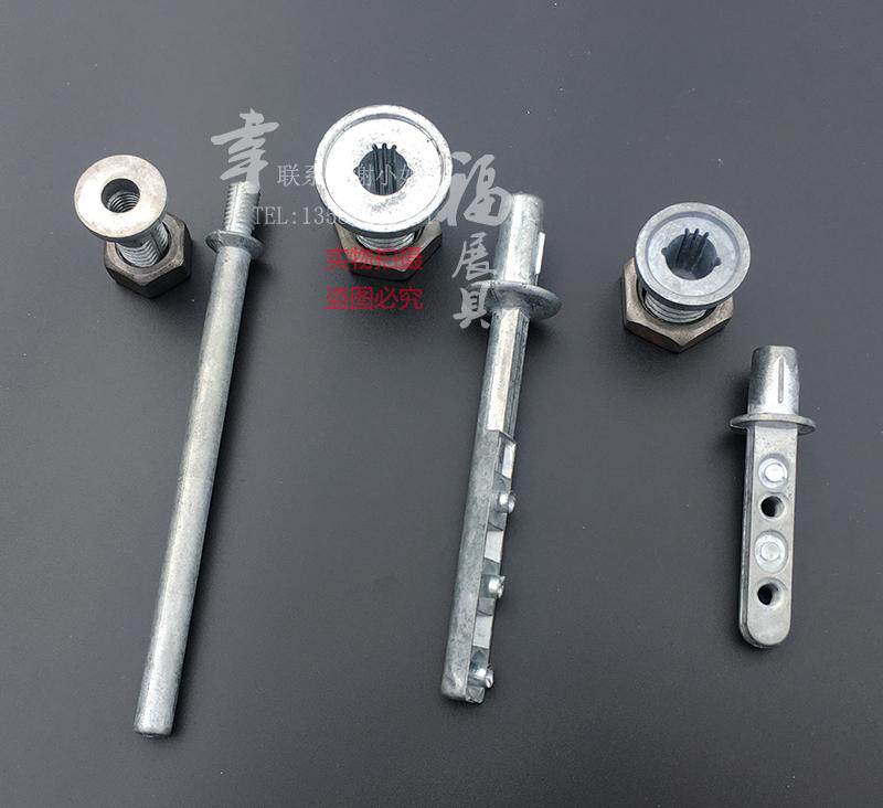 Zinc alloy mushroom head shoe rack screw nut shoe holder joint base sports shoe bracket accessories