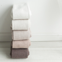 Silk-wound sauce cheese suede 1600D conspiculy warm and thickened autumn and winter even pantyhose socks with understocking children plus suede stockings