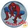 Spider man băng tay dán vải / nhãn dán quần áo / nhãn thêu / nhãn dán / chương Chương phù hiệu chương thêu Velcro có thể được tùy chỉnh miếng dán vải quần áo