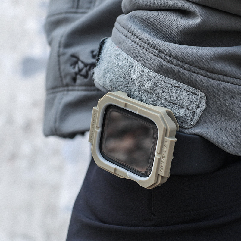 Fat Bear Is Suitable for Apple Watch 7/8/9 Series S9 Generation S7 S8 Protective Case 41/45mm Tactical Anti-Fall Case iWatch Shell Military Style Protective Case