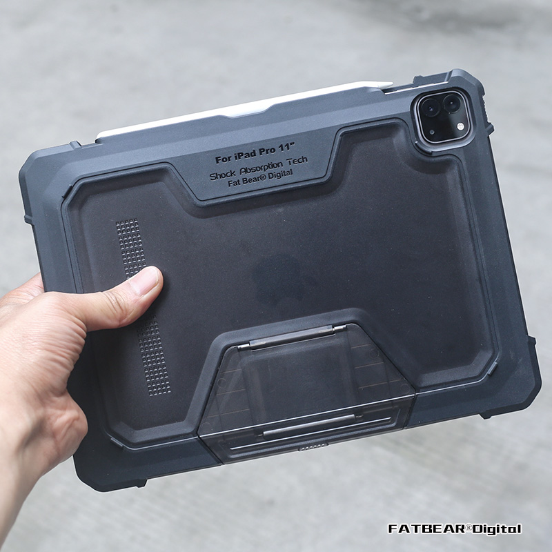 Fat Bear EDC Series Tactical Anti-Fall Application Apple IPad Pro 11 Inch Tablet Computer 2022 2021 2020 2020 2018 Military Style Protective Jacket Housing